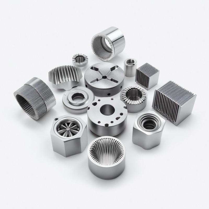 Custom CNC Machining Service for Aluminum Stainless Steel Parts with 100% Inspection and ±0.001~±0.01mm Tolerance